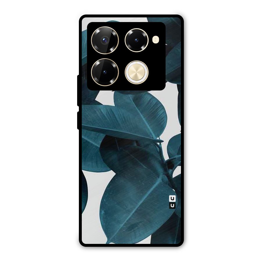 Very Aesthetic Leafs Metal Back Case for Infinix Note 40 Pro