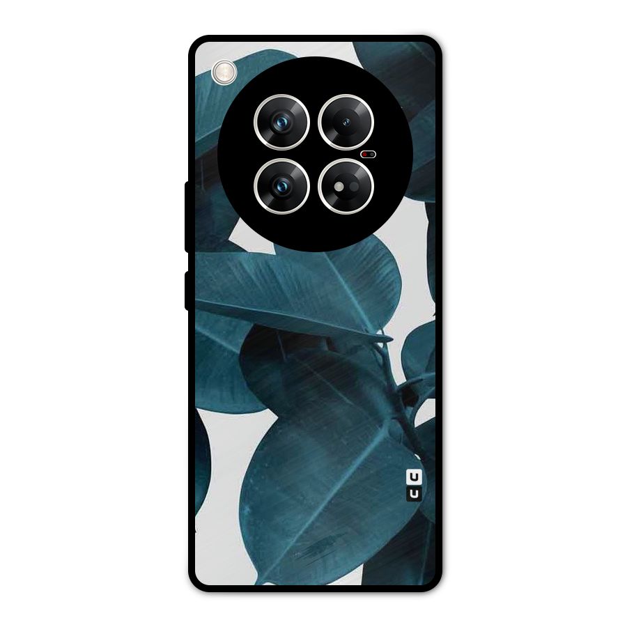 Very Aesthetic Leafs Metal Back Case for Infinix Zero 40 5G