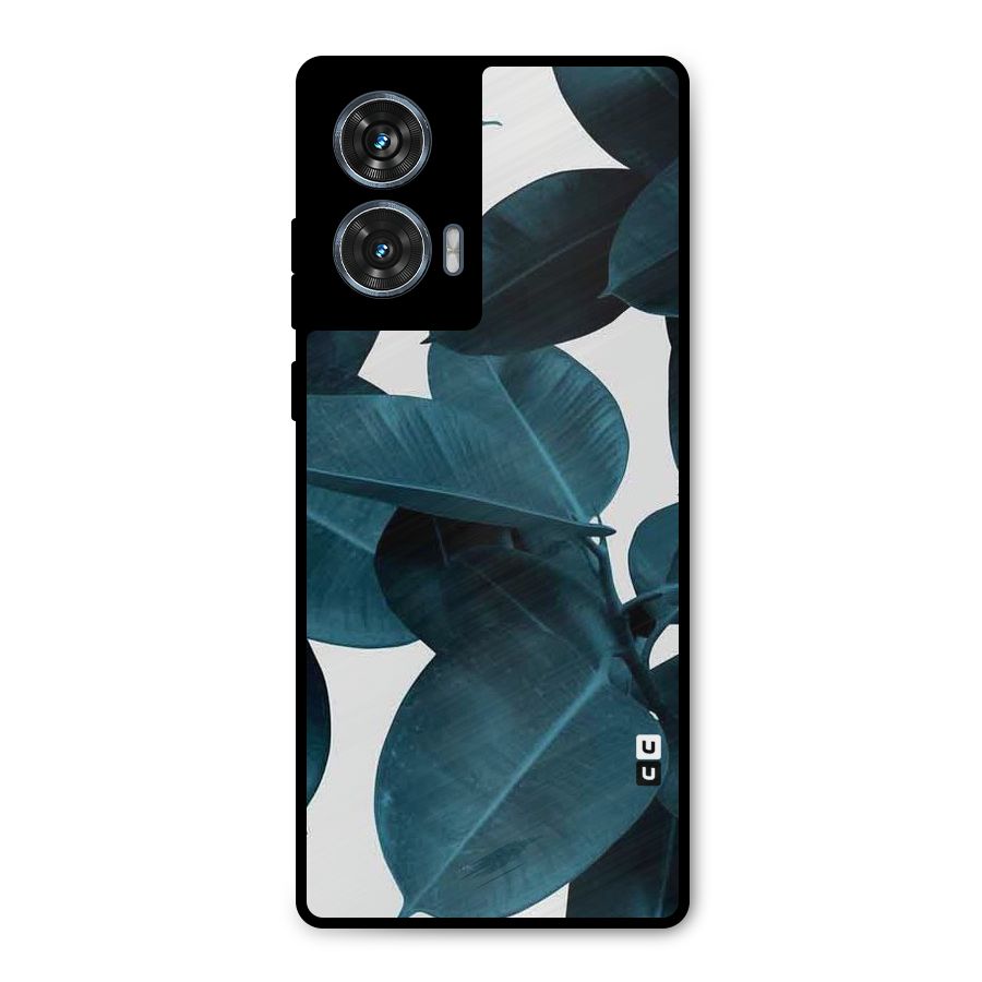 Very Aesthetic Leafs Metal Back Case for Motorola Edge 50 Fusion