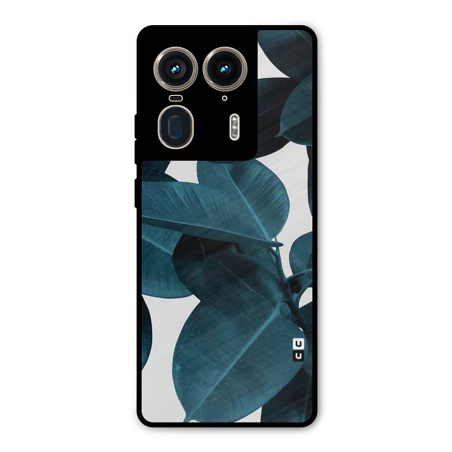 Very Aesthetic Leafs Metal Back Case for Motorola Edge 50 Ultra