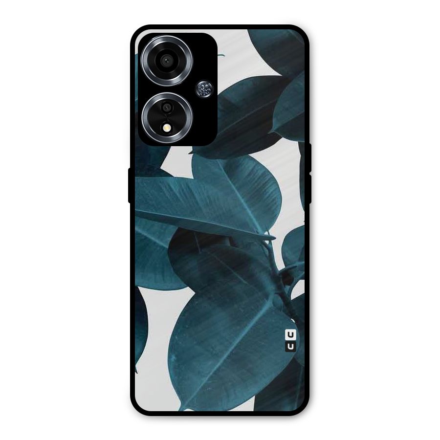Very Aesthetic Leafs Metal Back Case for Oppo A59