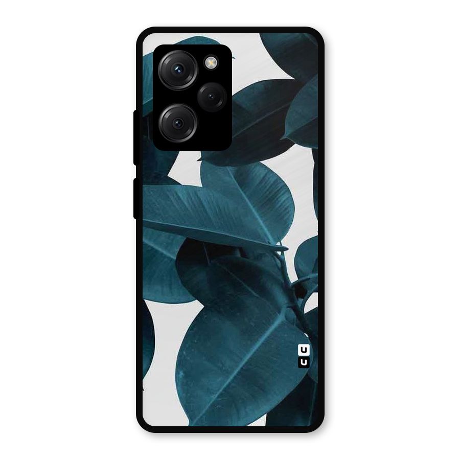 Very Aesthetic Leafs Metal Back Case for Poco X5 Pro