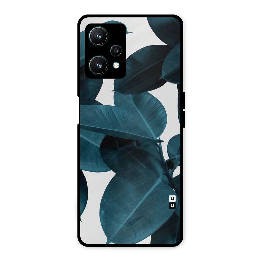 Very Aesthetic Leafs Metal Back Case for Realme 9 Pro 5G