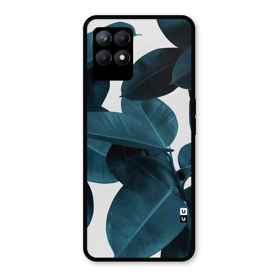 Very Aesthetic Leafs Metal Back Case for Realme Narzo 50