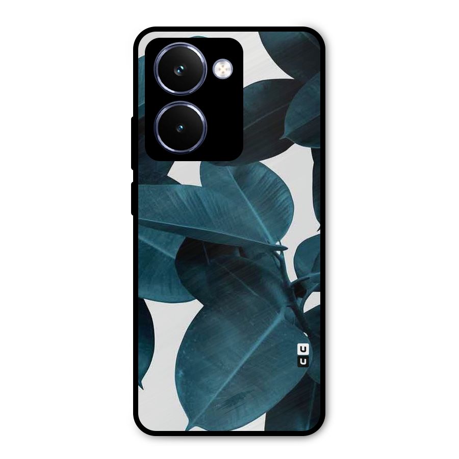 Very Aesthetic Leafs Metal Back Case for Realme P3 Ultra