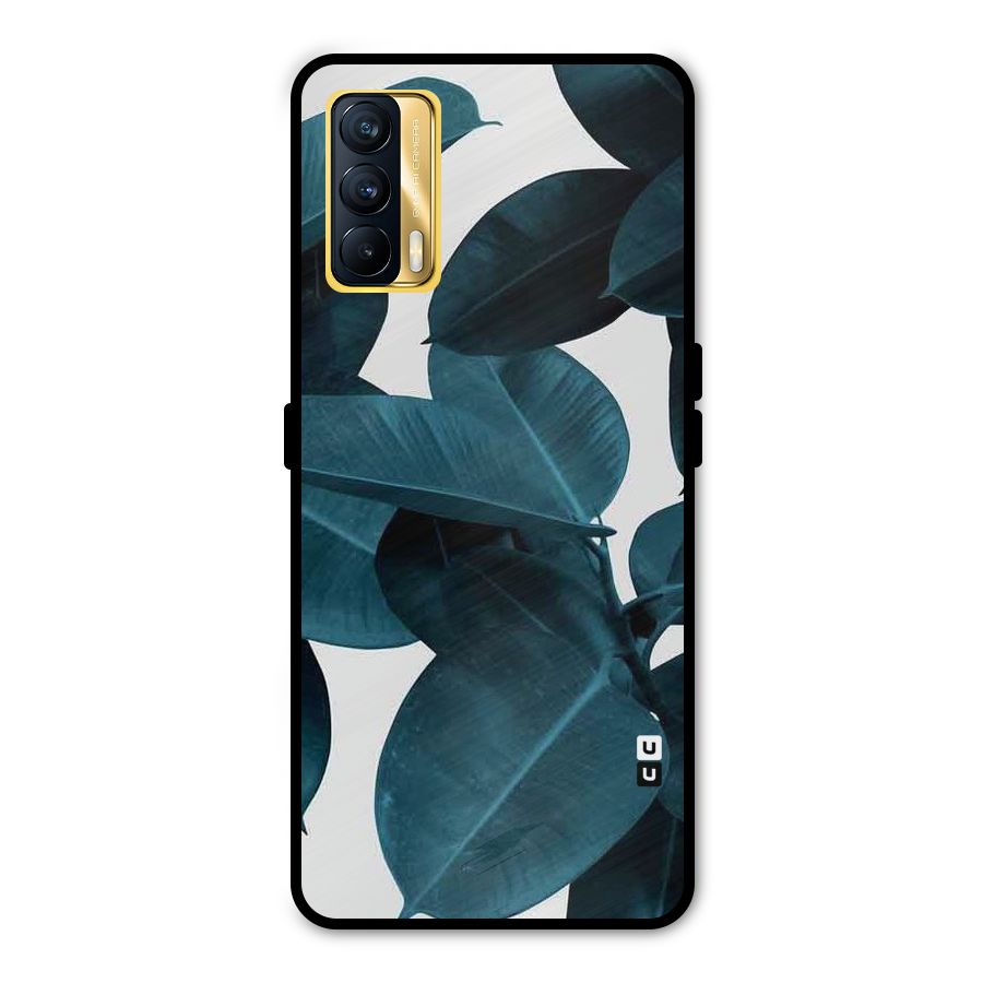Very Aesthetic Leafs Metal Back Case for Realme X7