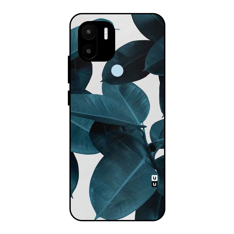 Very Aesthetic Leafs Metal Back Case for Redmi A1+