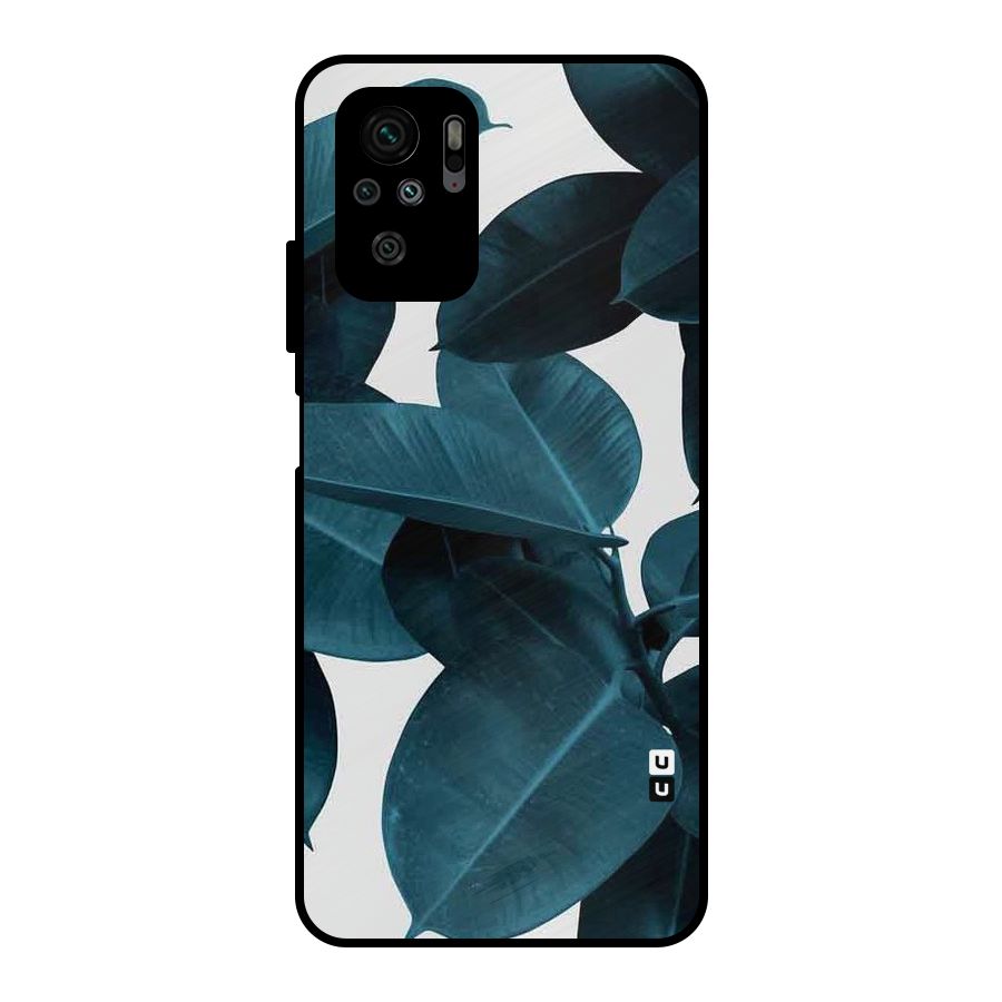 Very Aesthetic Leafs Metal Back Case for Redmi Note 10S
