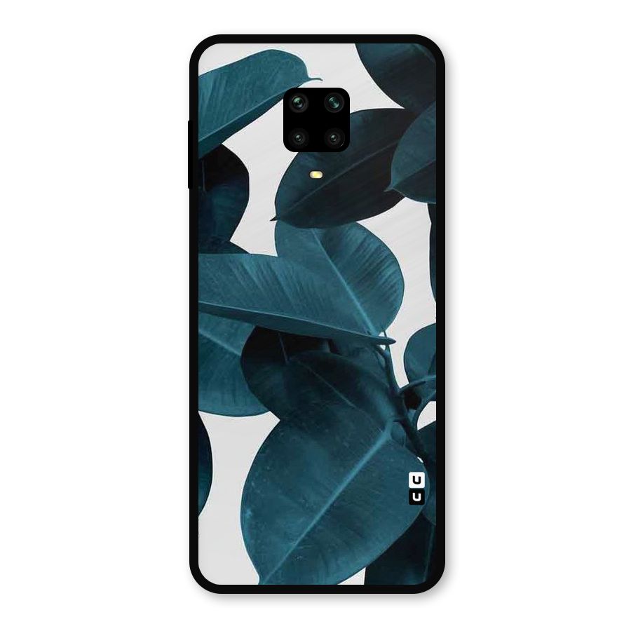 Very Aesthetic Leafs Metal Back Case for Redmi Note 9 Pro Max