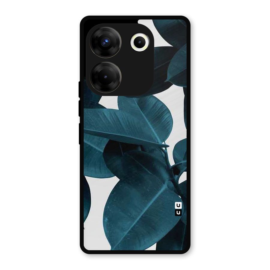 Very Aesthetic Leafs Metal Back Case for Tecno Camon 20