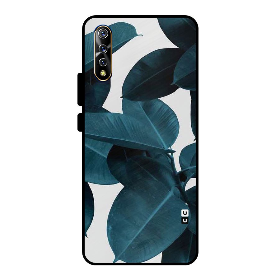 Very Aesthetic Leafs Metal Back Case for Vivo S1