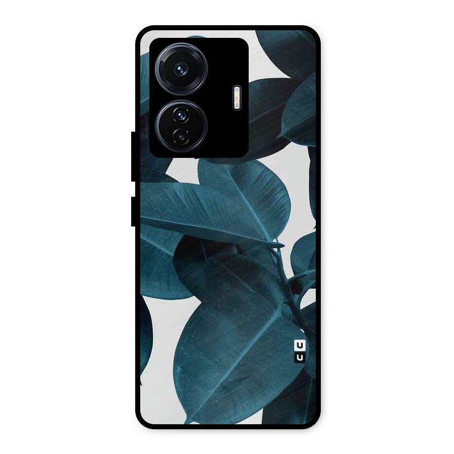 Very Aesthetic Leafs Metal Back Case for Vivo T1 Pro