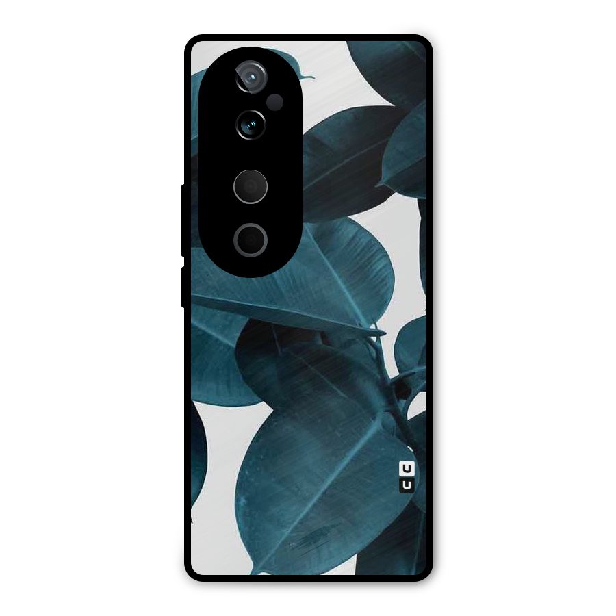 Very Aesthetic Leafs Metal Back Case for Vivo T3 Ultra