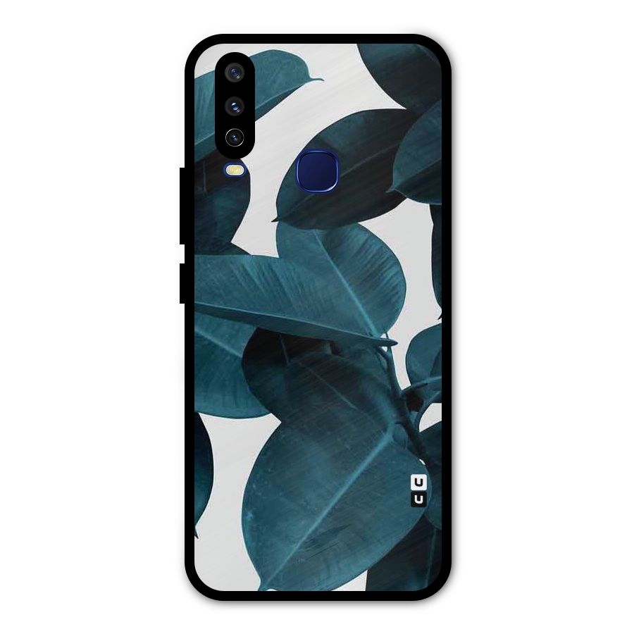 Very Aesthetic Leafs Metal Back Case for Vivo V17