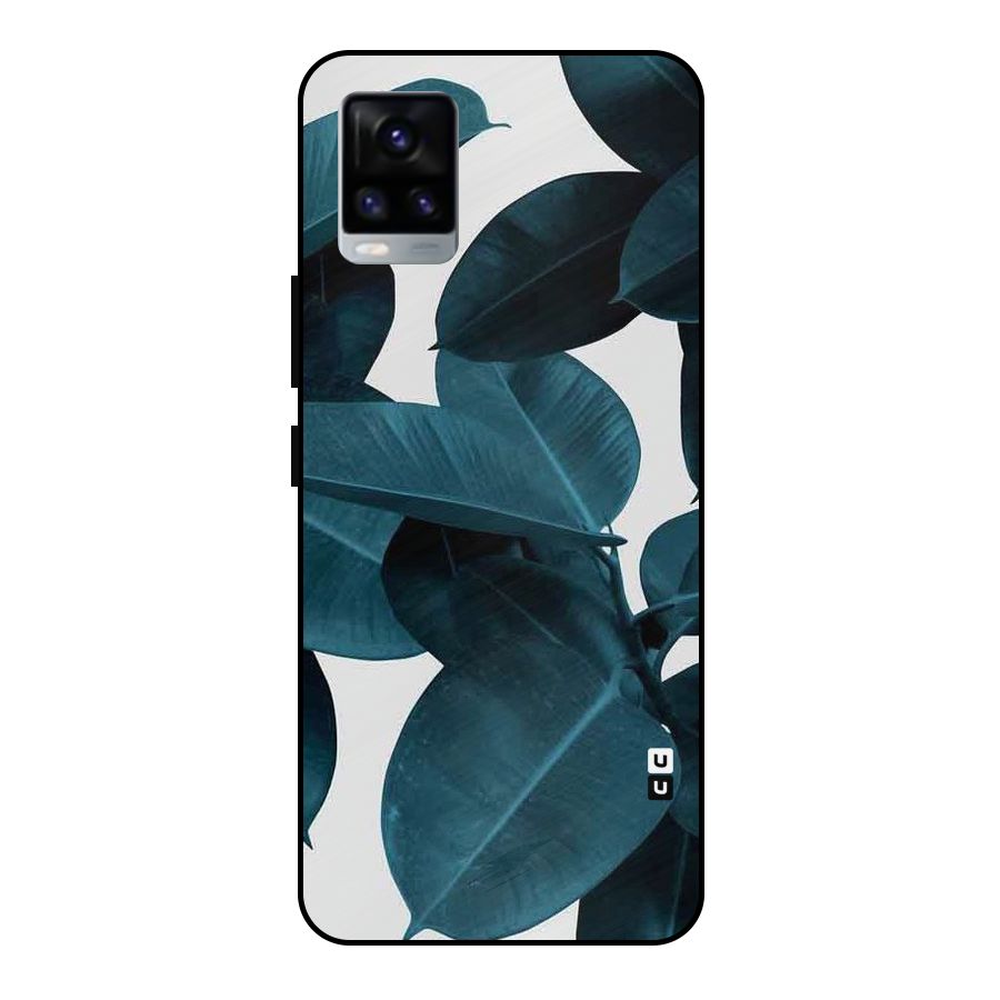 Very Aesthetic Leafs Metal Back Case for Vivo V20
