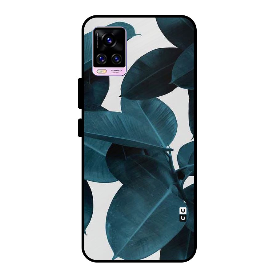 Very Aesthetic Leafs Metal Back Case for Vivo V20 Pro