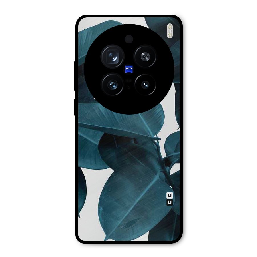 Very Aesthetic Leafs Metal Back Case for Vivo X200 Pro
