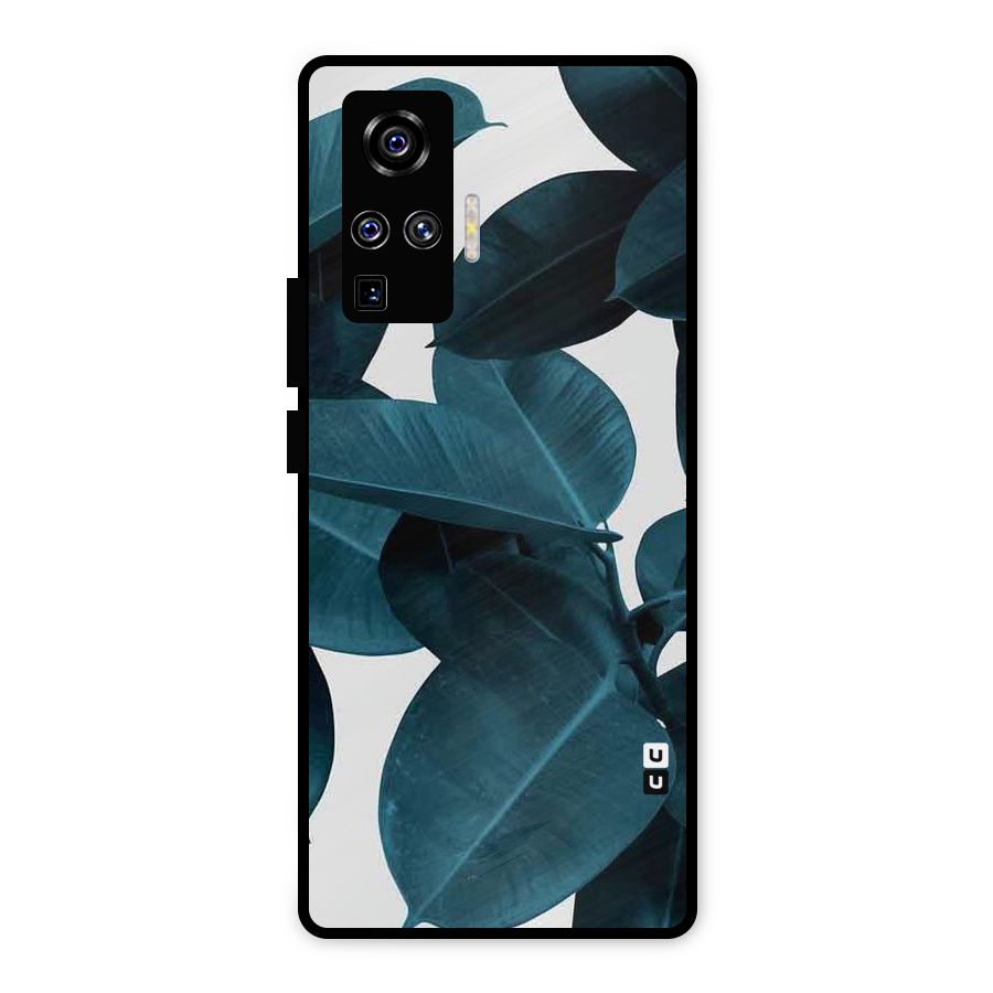 Very Aesthetic Leafs Metal Back Case for Vivo X50 Pro