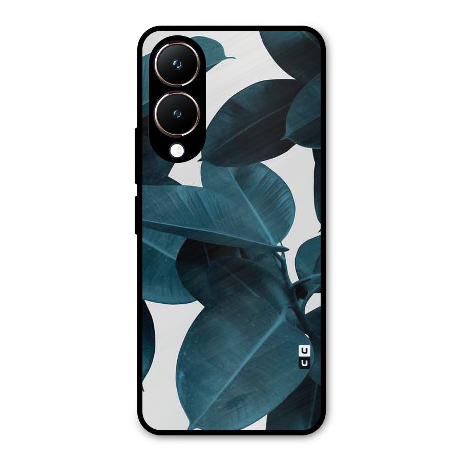 Very Aesthetic Leafs Metal Back Case for Vivo Y28
