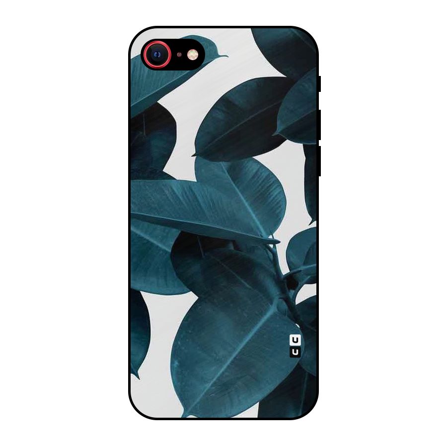 Very Aesthetic Leafs Metal Back Case for iPhone 7