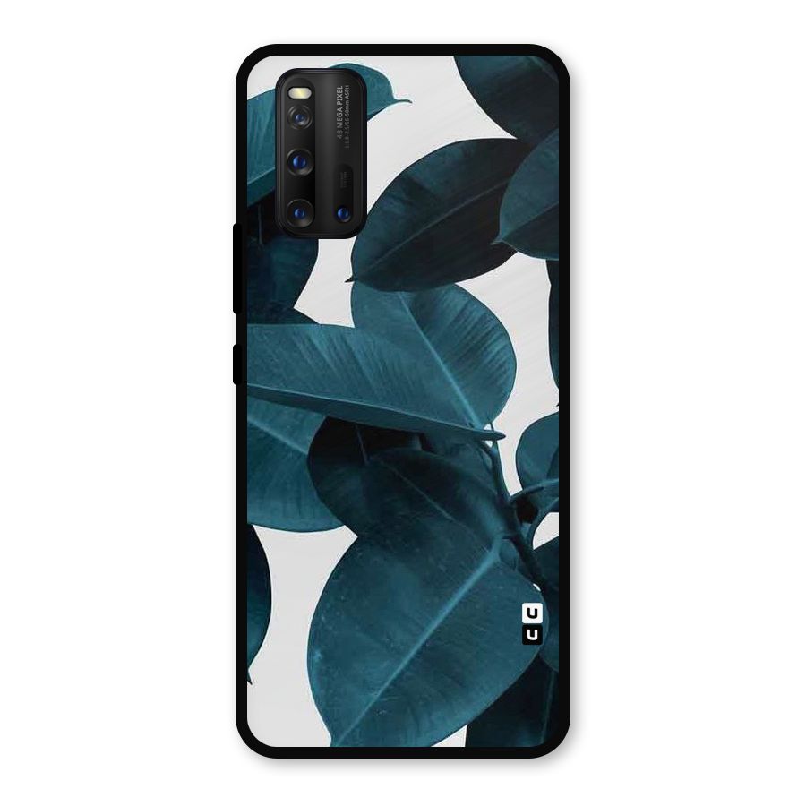 Very Aesthetic Leafs Metal Back Case for iQOO 3