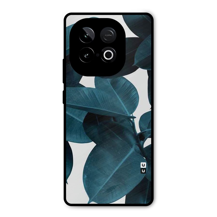 Very Aesthetic Leafs Metal Back Case for iQOO Neo 10