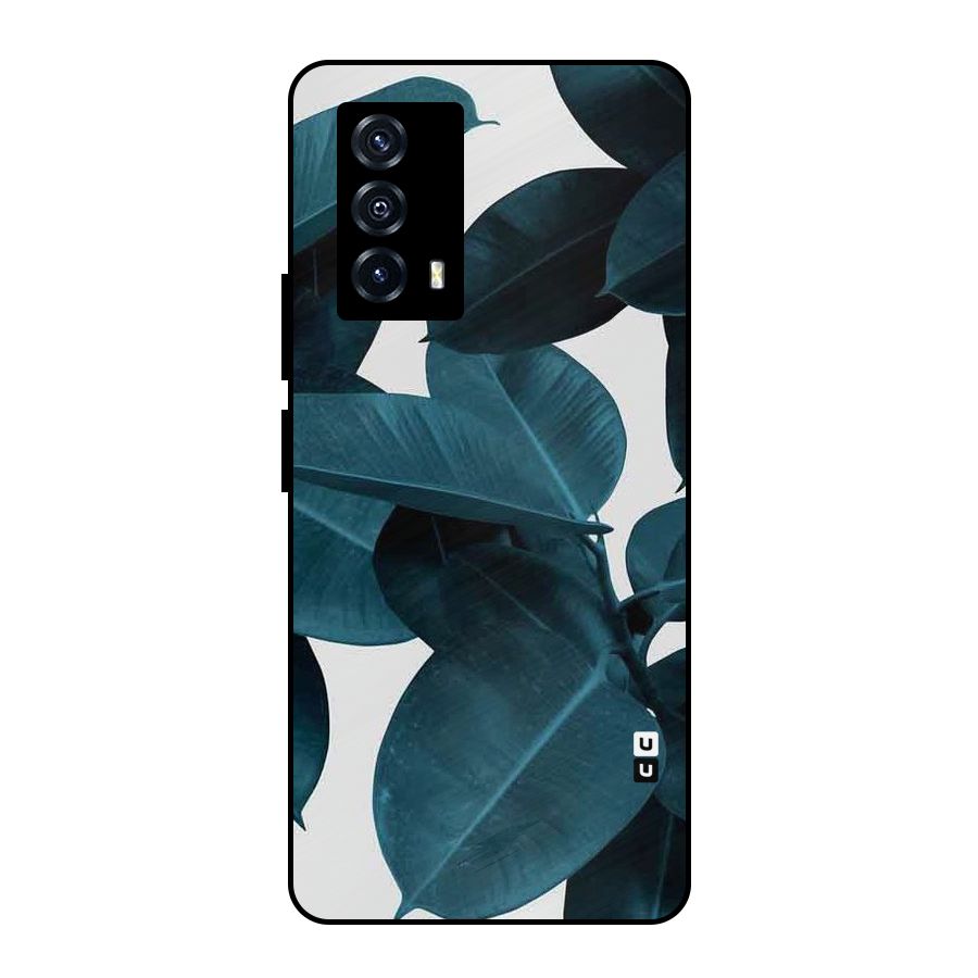 Very Aesthetic Leafs Metal Back Case for iQOO Z5