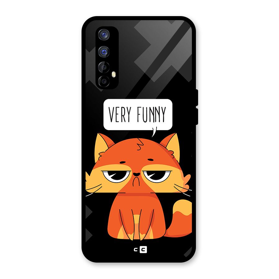 Very Funny Cat Glass Back Case for Realme Narzo 20 Pro