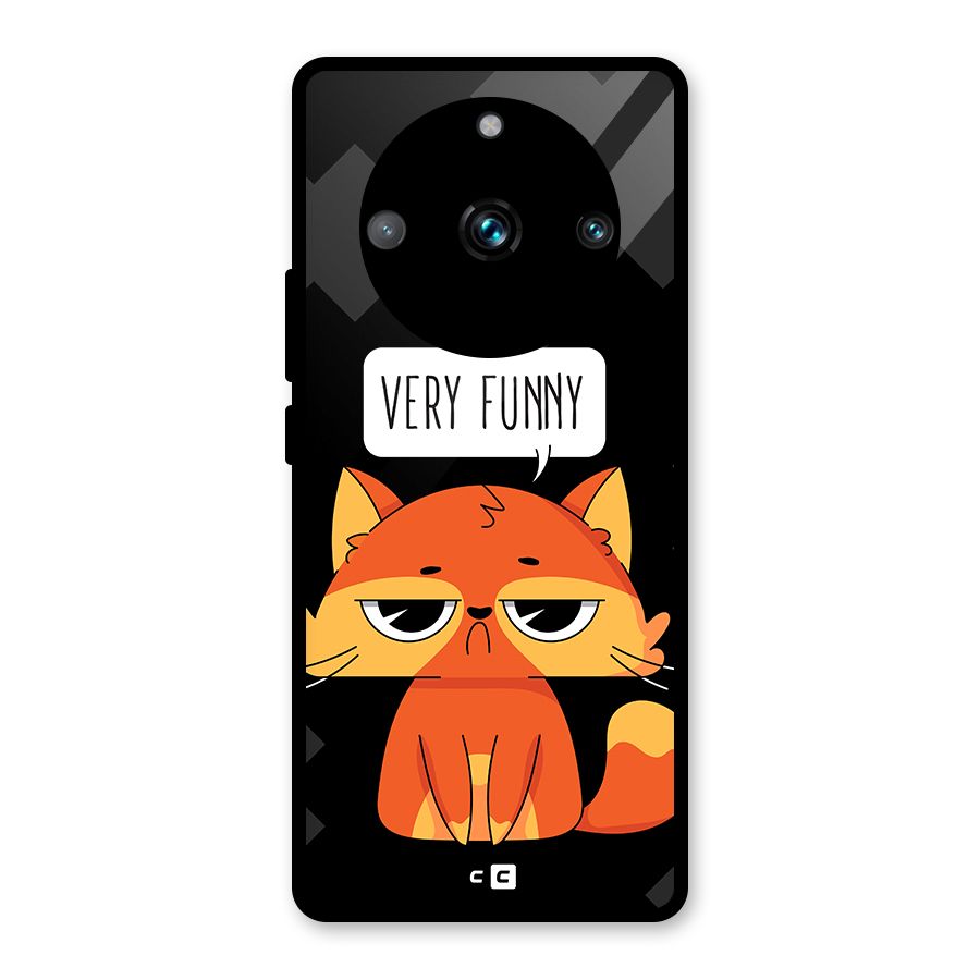Very Funny Cat Glass Back Case for Realme Narzo 60 Pro