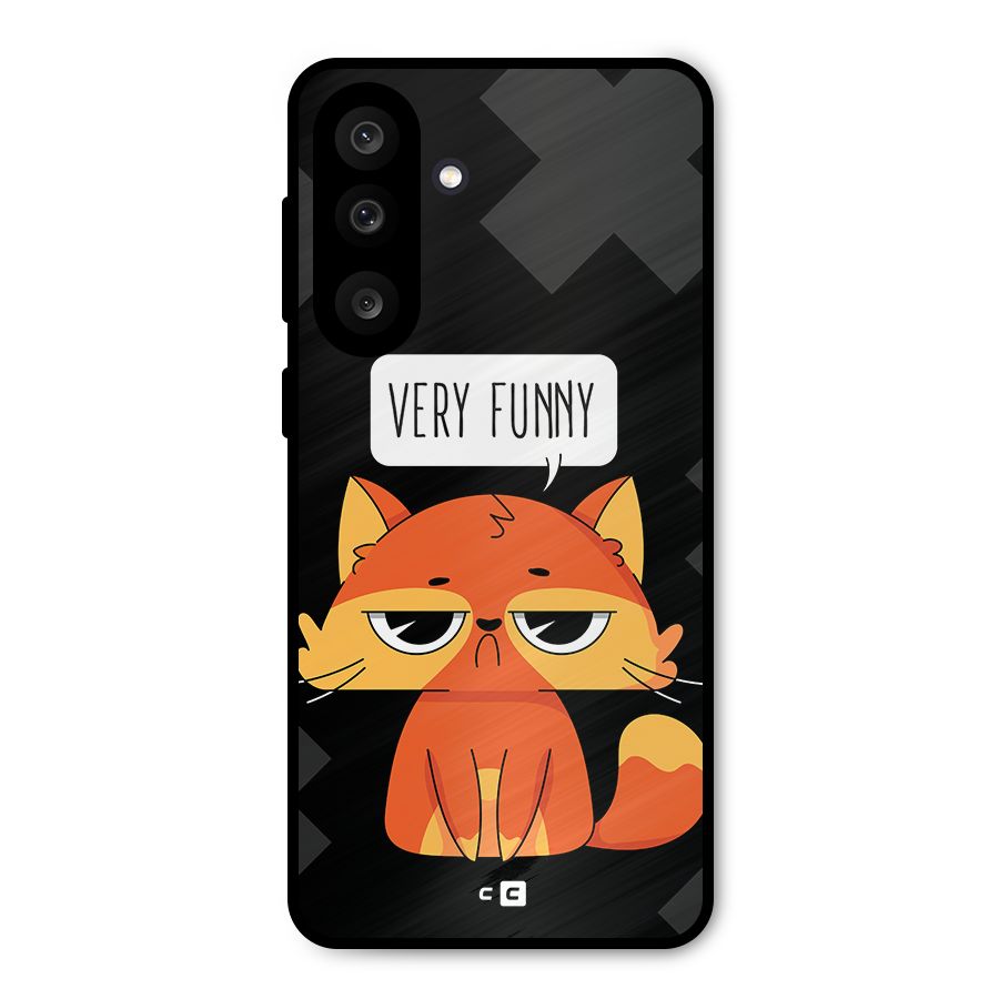 Very Funny Cat Metal Back Case for Galaxy M56