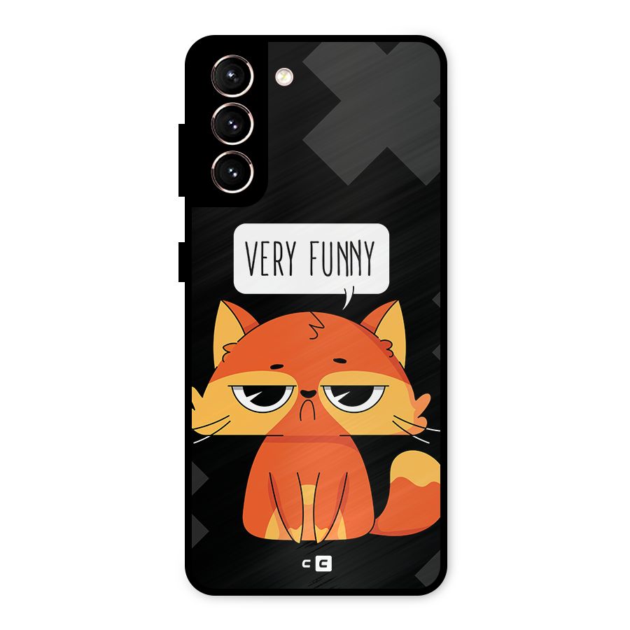 Very Funny Cat Metal Back Case for Galaxy S21 5G