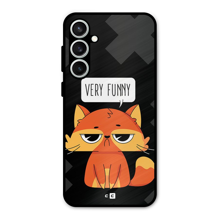 Very Funny Cat Metal Back Case for Galaxy S23 FE