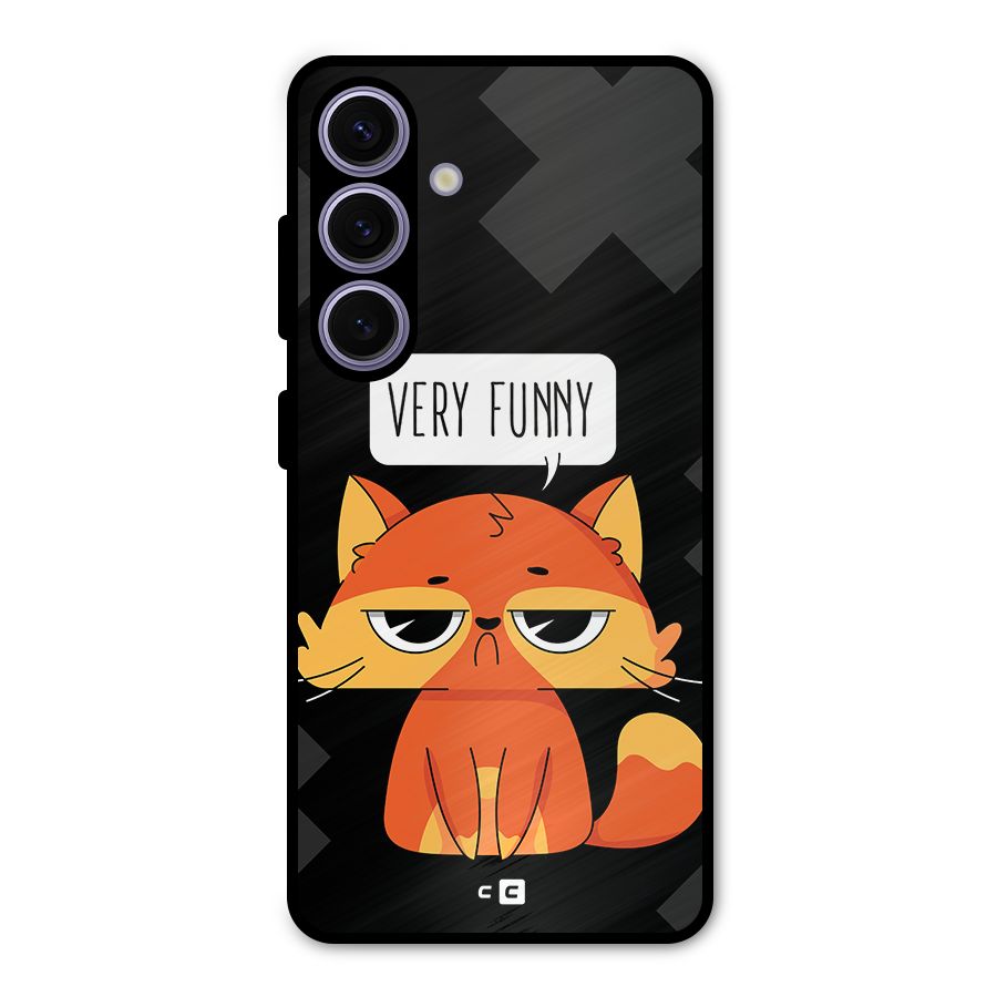 Very Funny Cat Metal Back Case for Galaxy S24
