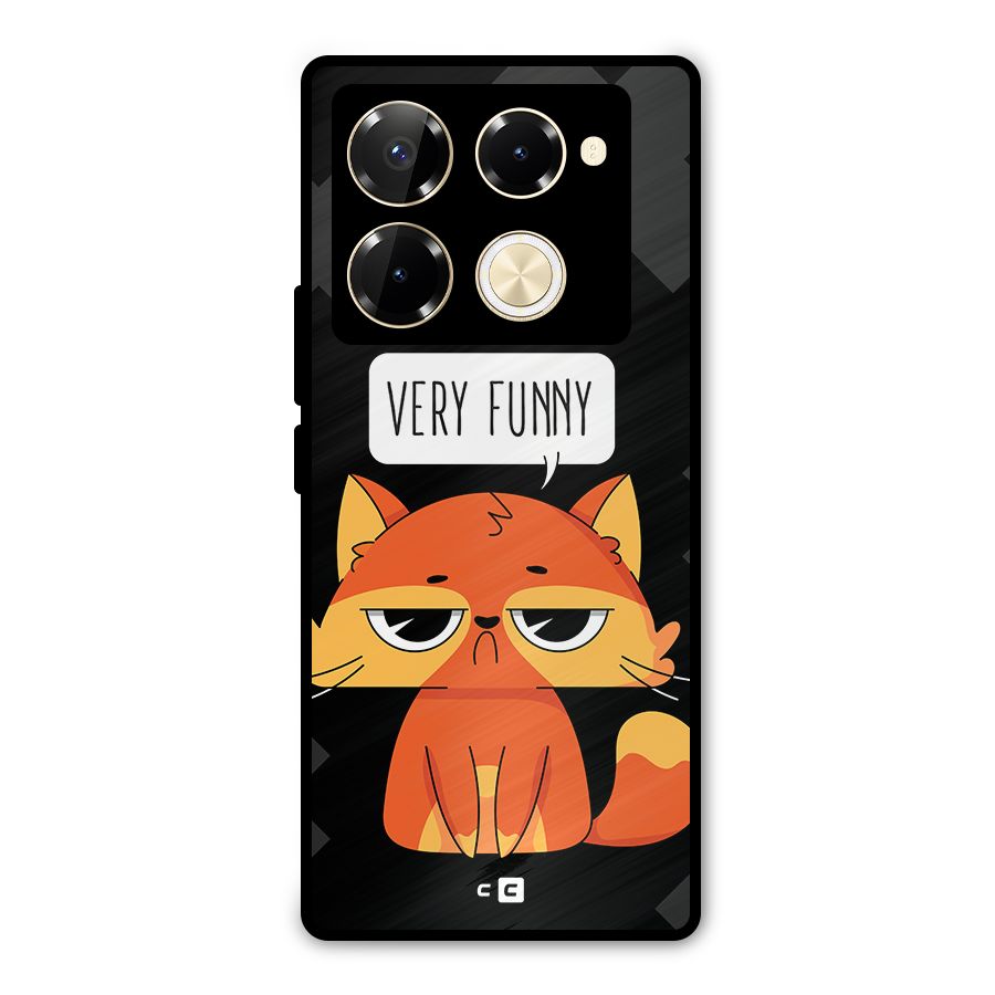 Very Funny Cat Metal Back Case for Infinix Note 40 Pro