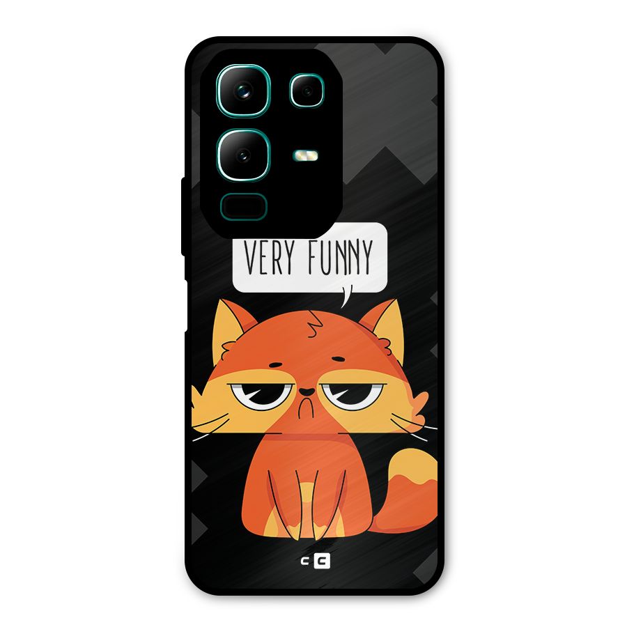 Very Funny Cat Metal Back Case for Infinix Note 50x