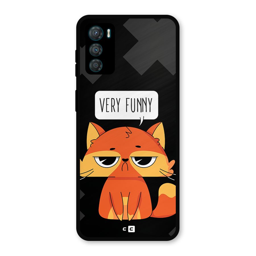 Very Funny Cat Metal Back Case for Moto G42