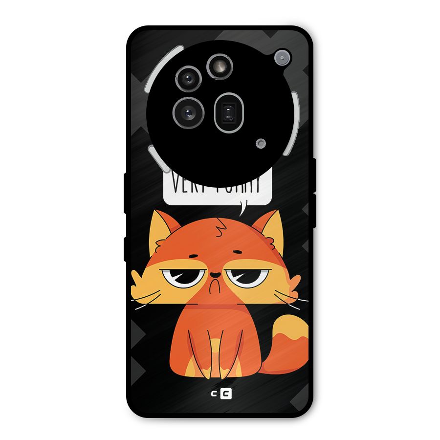Very Funny Cat Metal Back Case for Nothing Phone 3a Pro