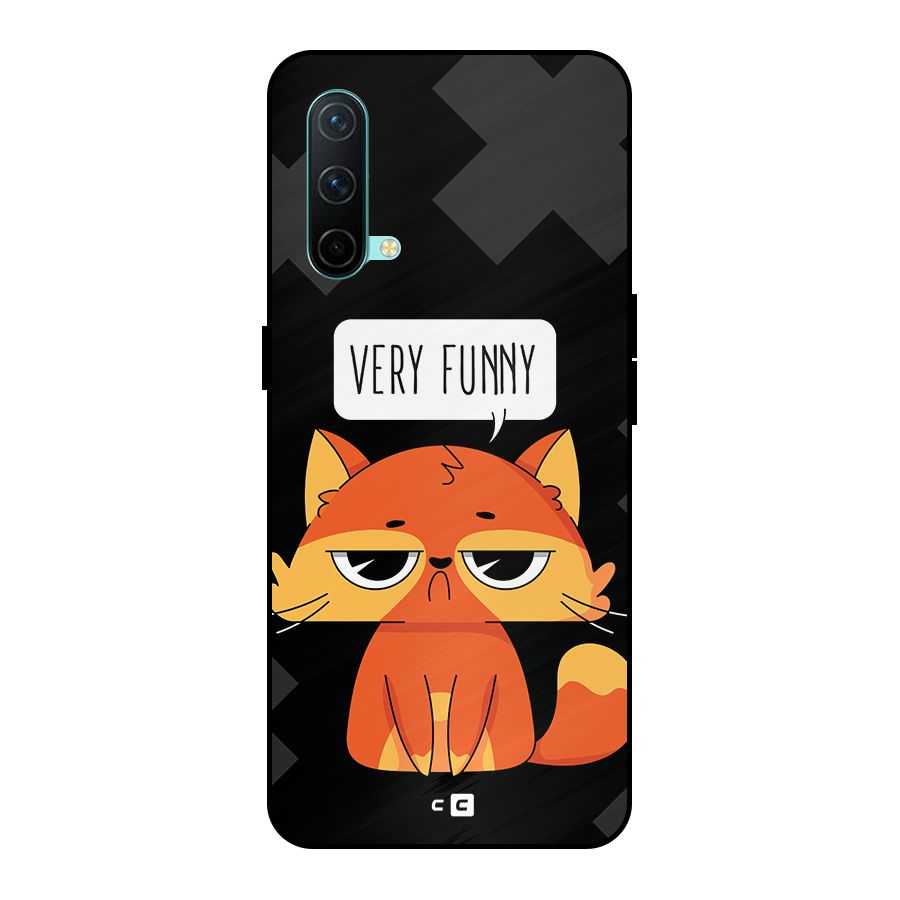 Very Funny Cat Metal Back Case for OnePlus Nord CE 5G