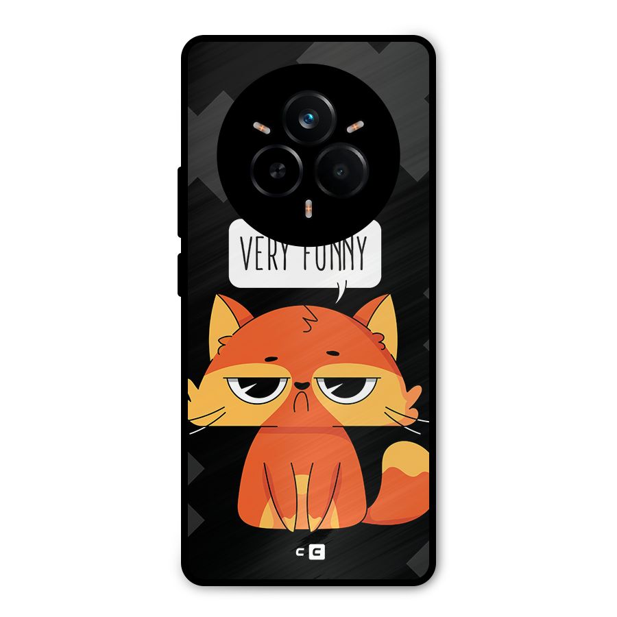 Very Funny Cat Metal Back Case for Realme 14 Pro