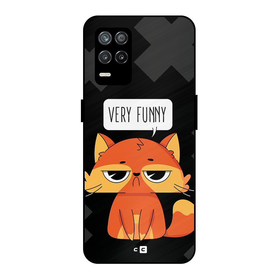Very Funny Cat Metal Back Case for Realme 8 5G