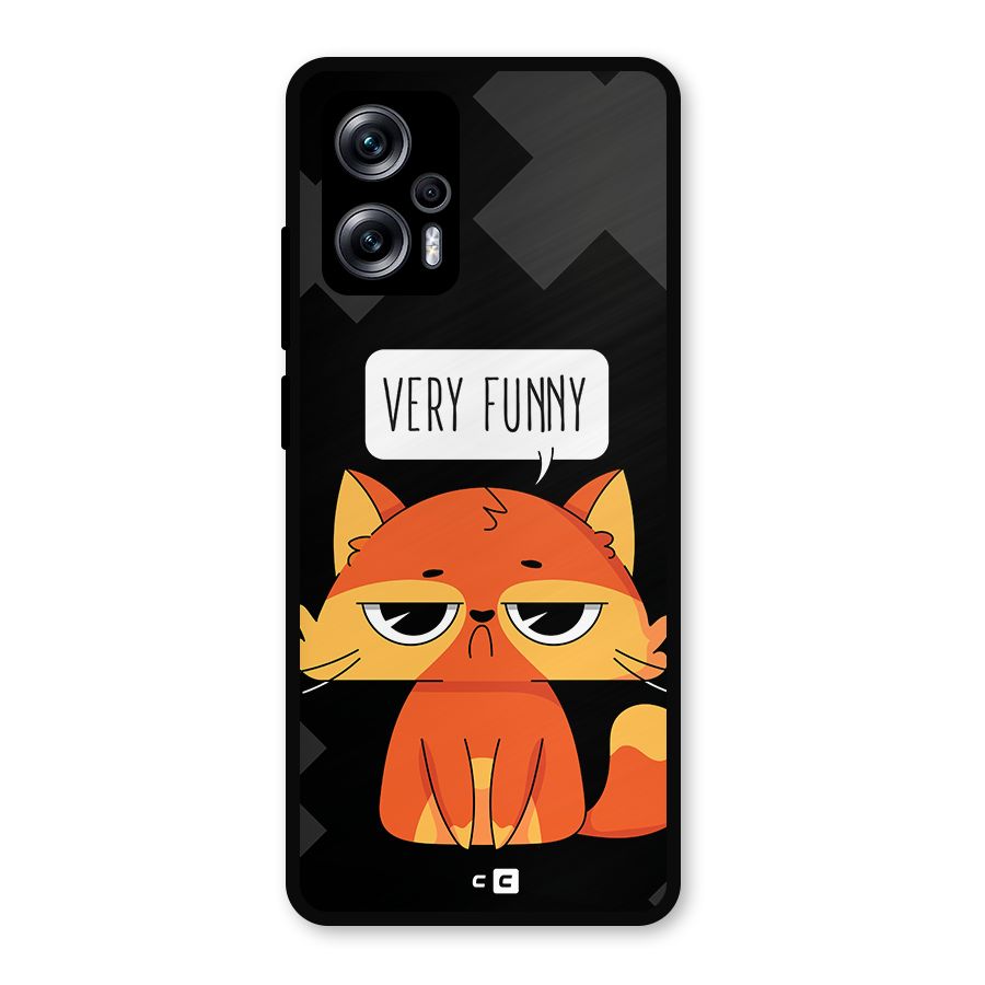 Very Funny Cat Metal Back Case for Redmi K50i