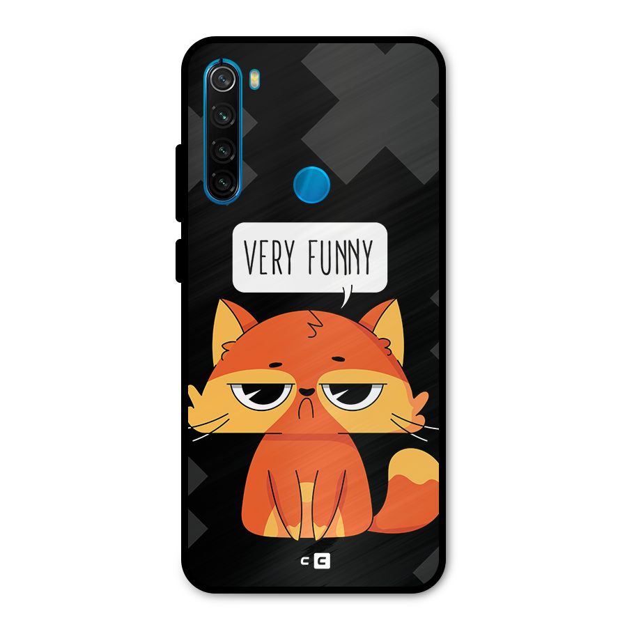 Very Funny Cat Metal Back Case for Redmi Note 8