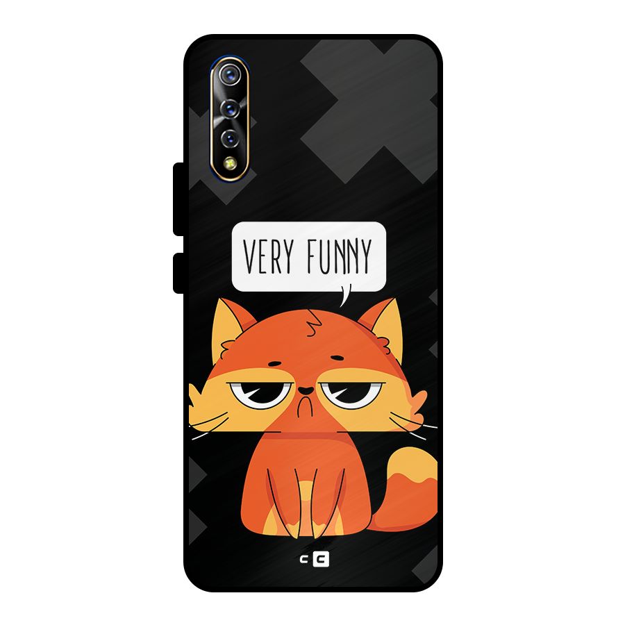 Very Funny Cat Metal Back Case for Vivo S1