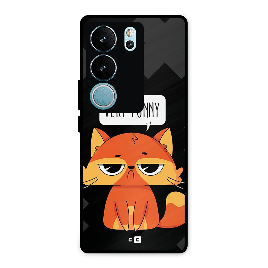 Very Funny Cat Metal Back Case for Vivo V29