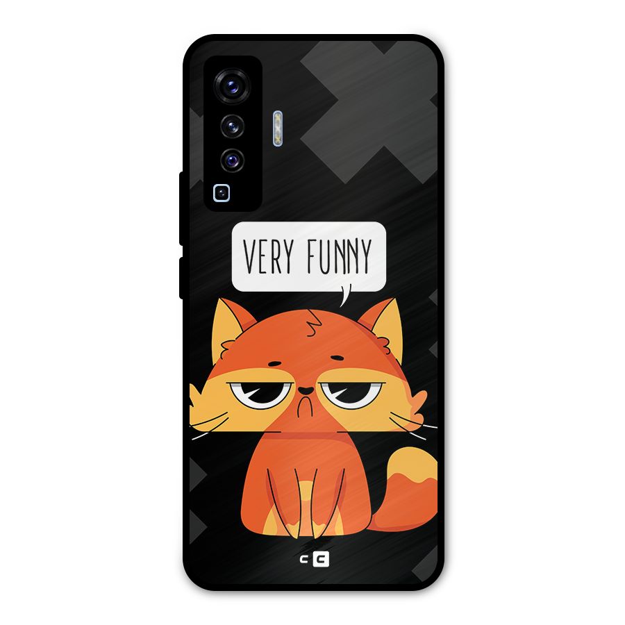 Very Funny Cat Metal Back Case for Vivo X50