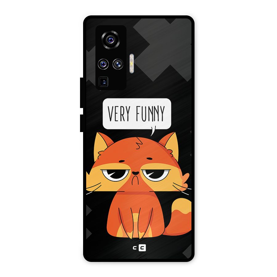 Very Funny Cat Metal Back Case for Vivo X50 Pro