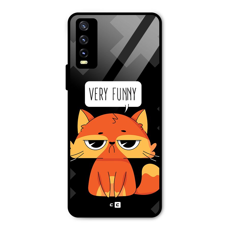 Very Funny Cat Metal Back Case for Vivo Y20