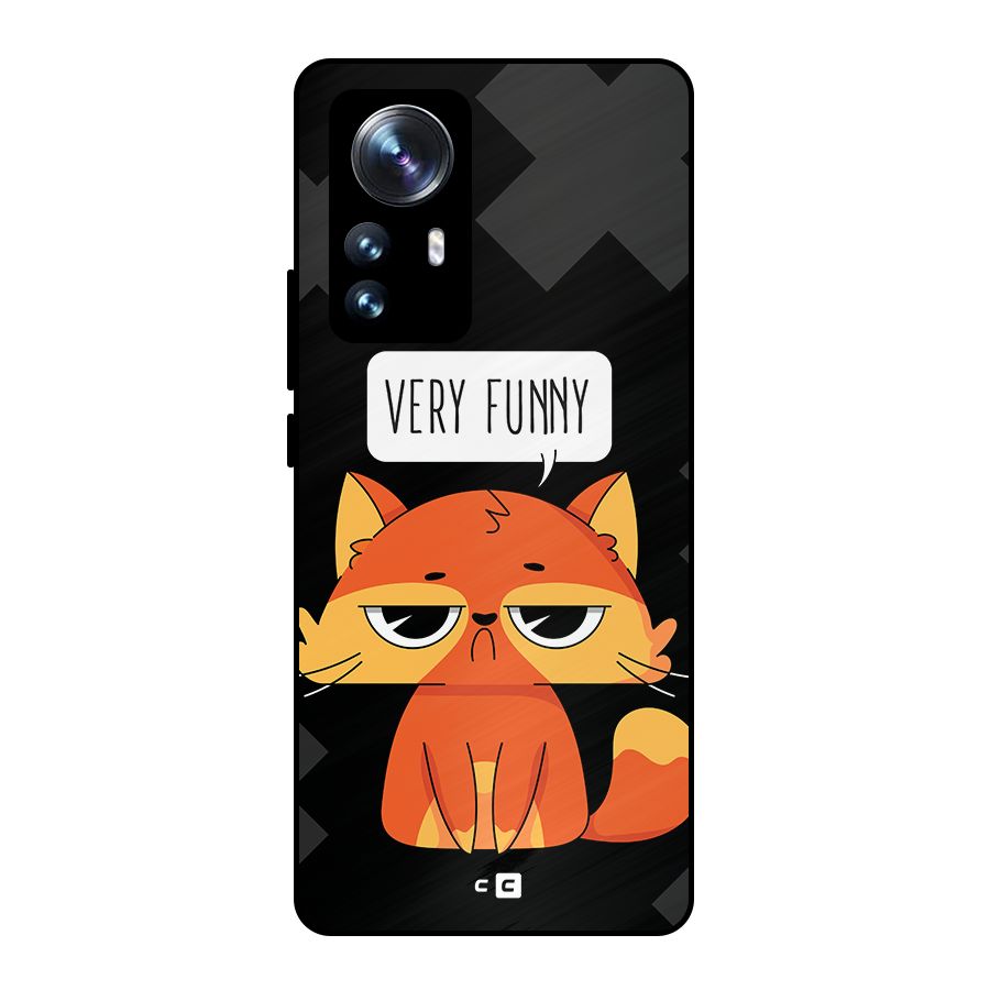 Very Funny Cat Metal Back Case for Xiaomi 12 Pro
