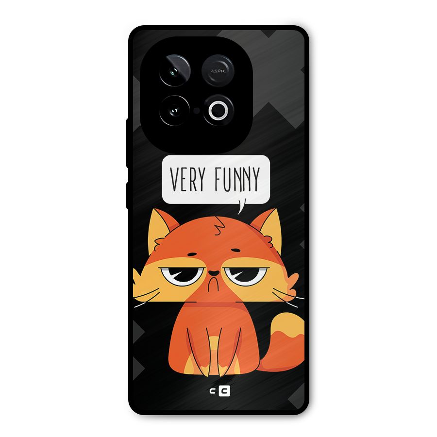 Very Funny Cat Metal Back Case for iQOO Neo 10