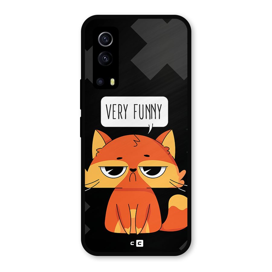 Very Funny Cat Metal Back Case for iQOO Z3